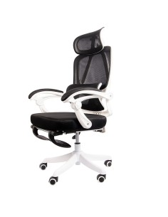 Powerbasics Confort T20 Negro con Ruedas y Reposapiés Silla de oficina 2