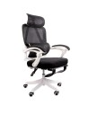 Powerbasics Confort T20 Negro con Ruedas y Reposapiés Silla de oficina