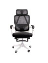 Powerbasics Confort T20 Negro con Ruedas y Reposapiés Silla de oficina
