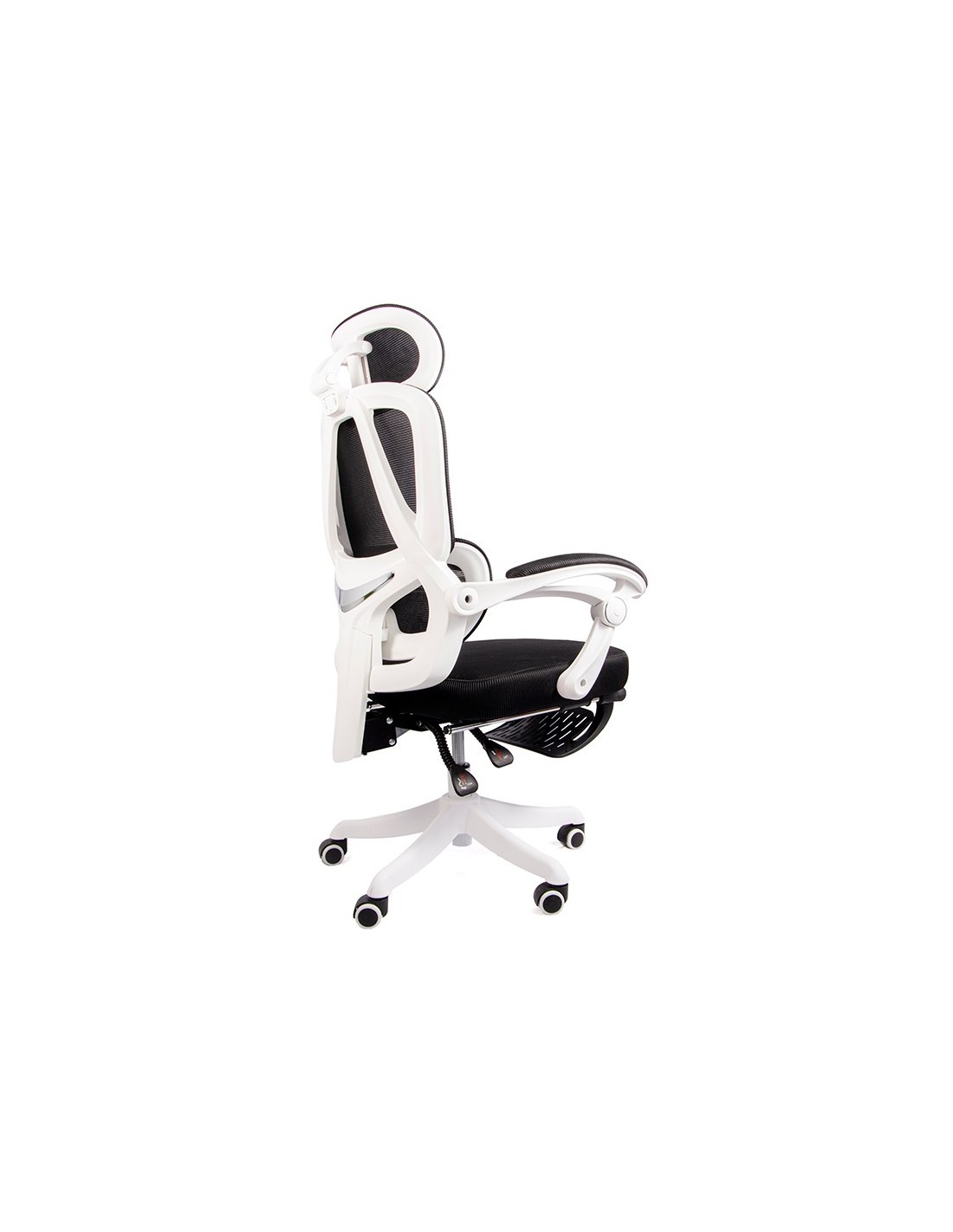 Powerbasics Confort T20 Negro con Ruedas y Reposapiés Silla de oficina