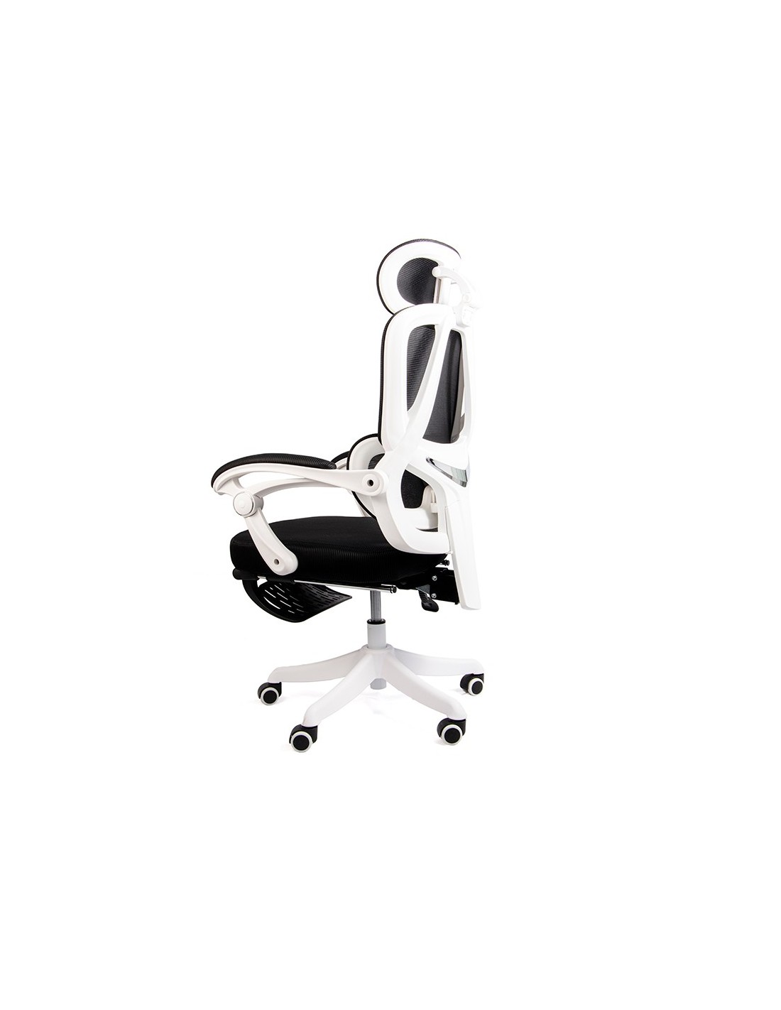 Powerbasics Confort T20 Negro con Ruedas y Reposapiés Silla de oficina