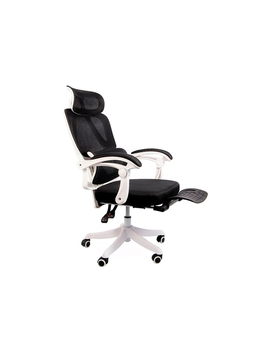 Powerbasics Confort T20 Negro con Ruedas y Reposapiés Silla de oficina