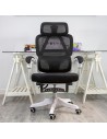 Powerbasics Confort T20 Negro con Ruedas y Reposapiés Silla de oficina