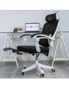 Powerbasics Confort T20 Negro con Ruedas y Reposapiés Silla de oficina