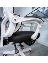 Powerbasics Confort T20 Negro con Ruedas y Reposapiés Silla de oficina