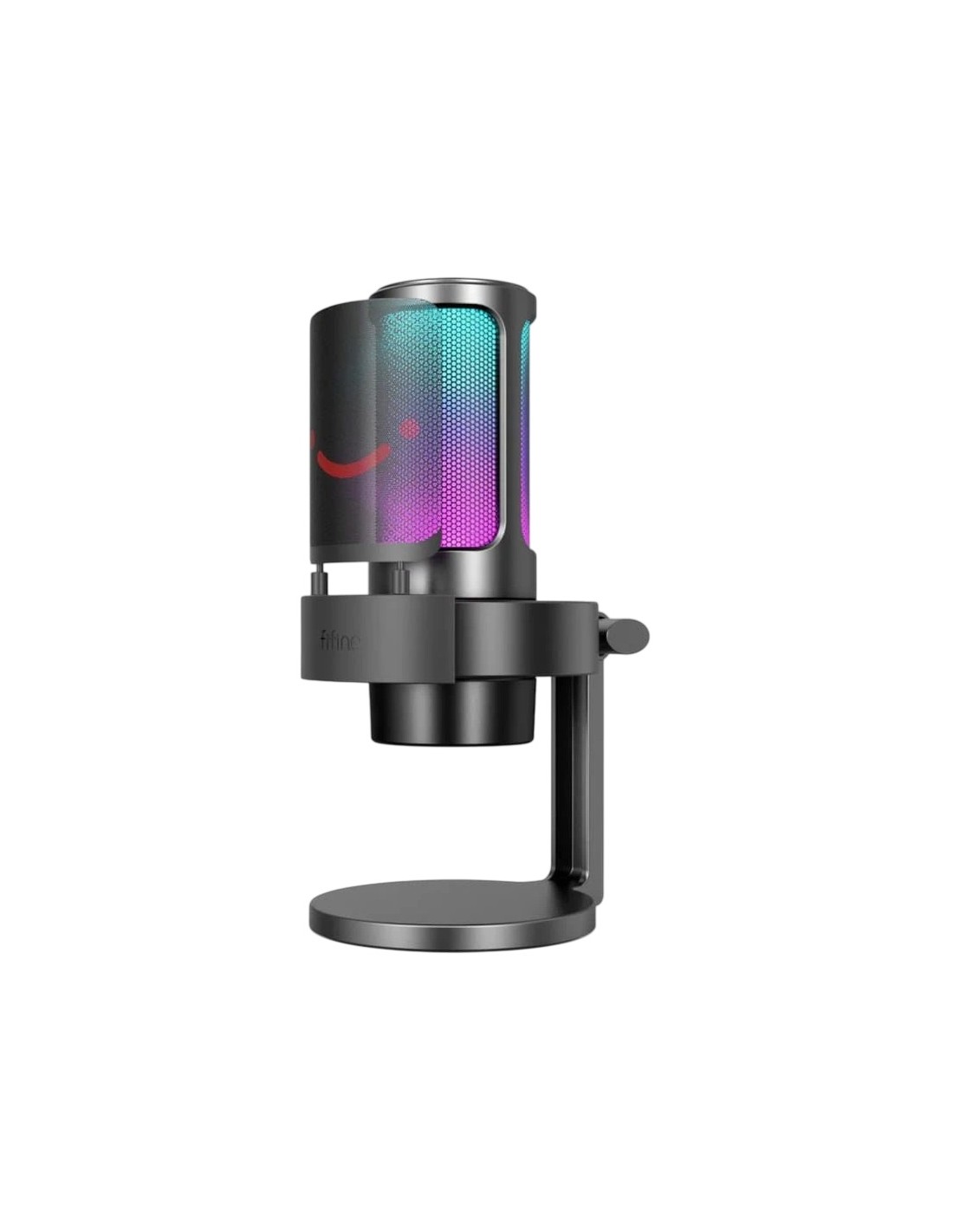 Micrófono Fifine AmpliGame A8 RGB USB Tipo C para Grabación y Transmis