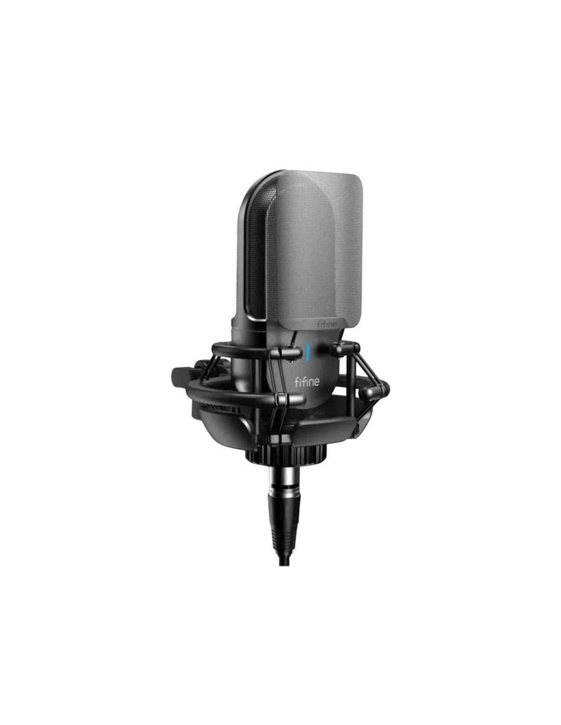 Micrófono Fifine K726 XLR Negro para Grabación y Transmisión en PC car