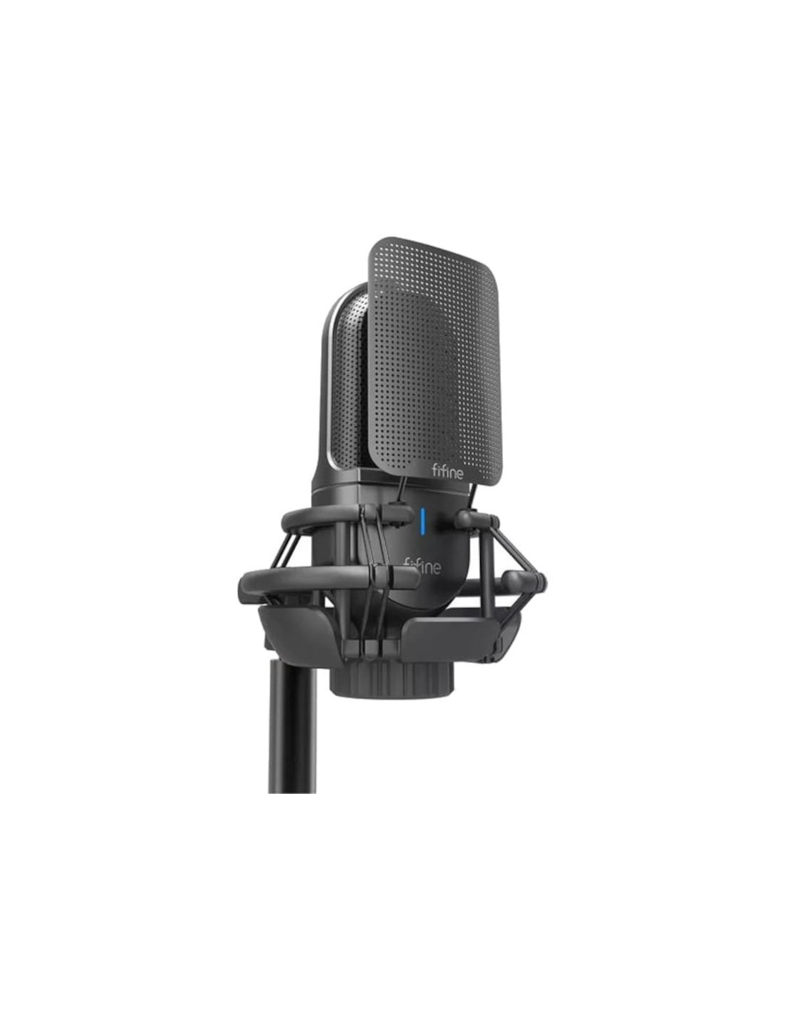 Micrófono Fifine K726 XLR Negro para Grabación y Transmisión en PC car