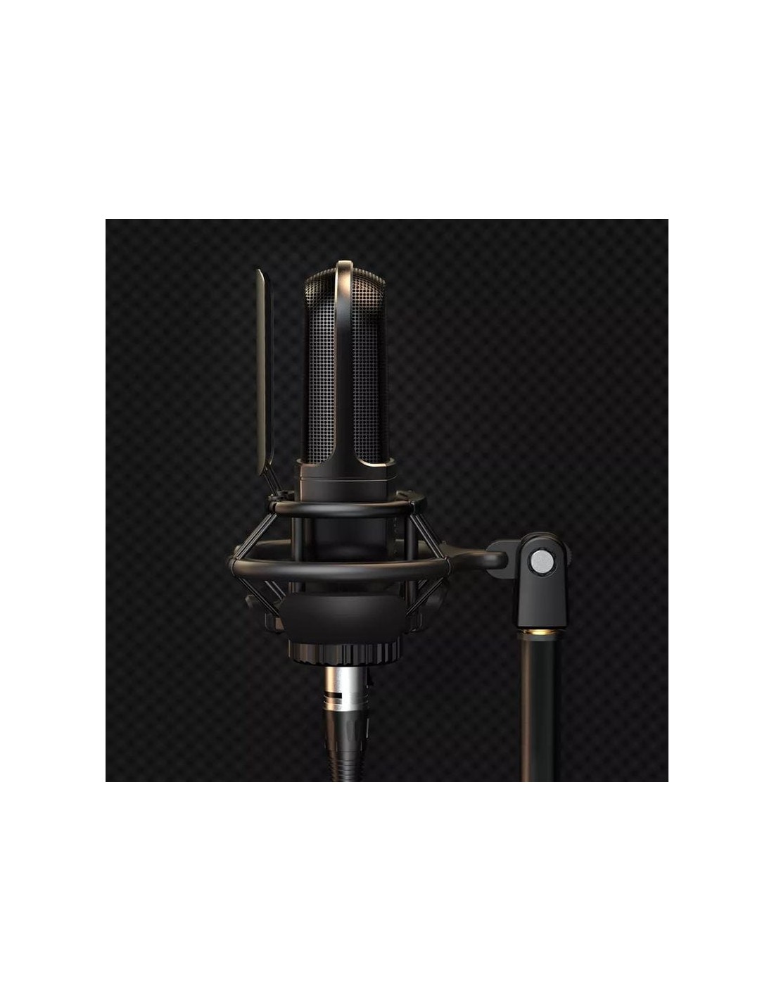 Micrófono Fifine K726 XLR Negro para Grabación y Transmisión en PC car