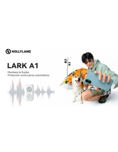 Micrófono inalámbrico Hollyland Lark A1 Combo de Solapa Gris Espacial  2