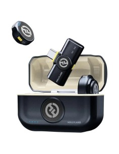 Micrófono inalámbrico Hollyland Lark M2 Duo Mobile USB-C de Solapa omn