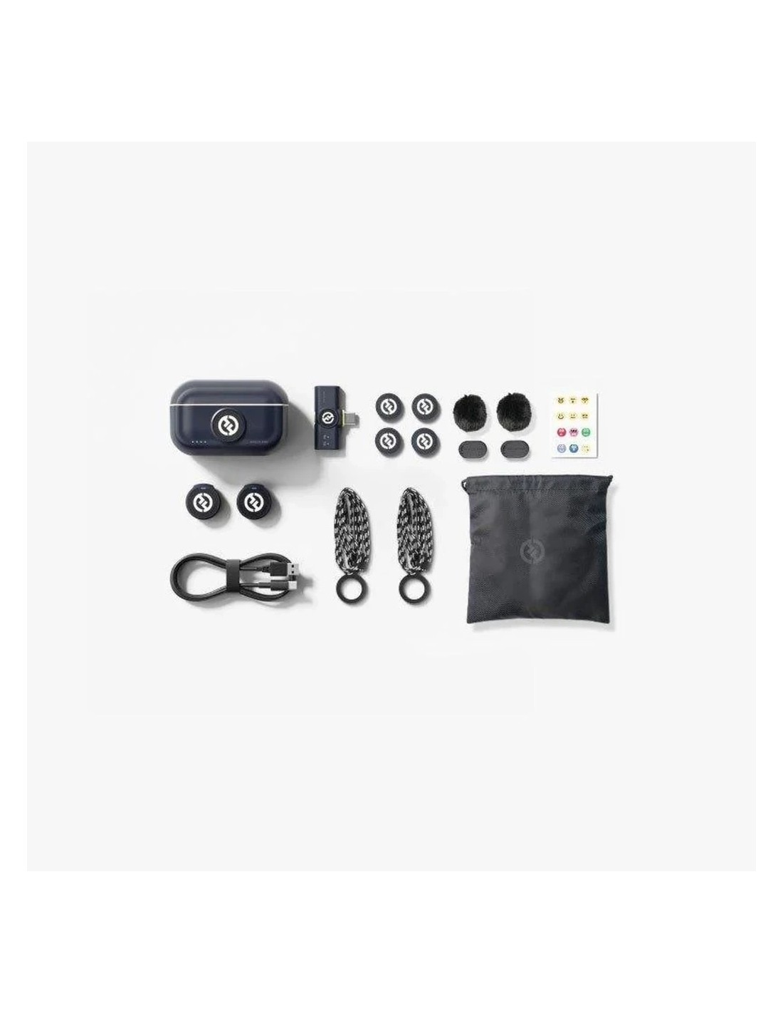 Micrófono inalámbrico Hollyland Lark M2 Duo Mobile USB-C de Solapa omn