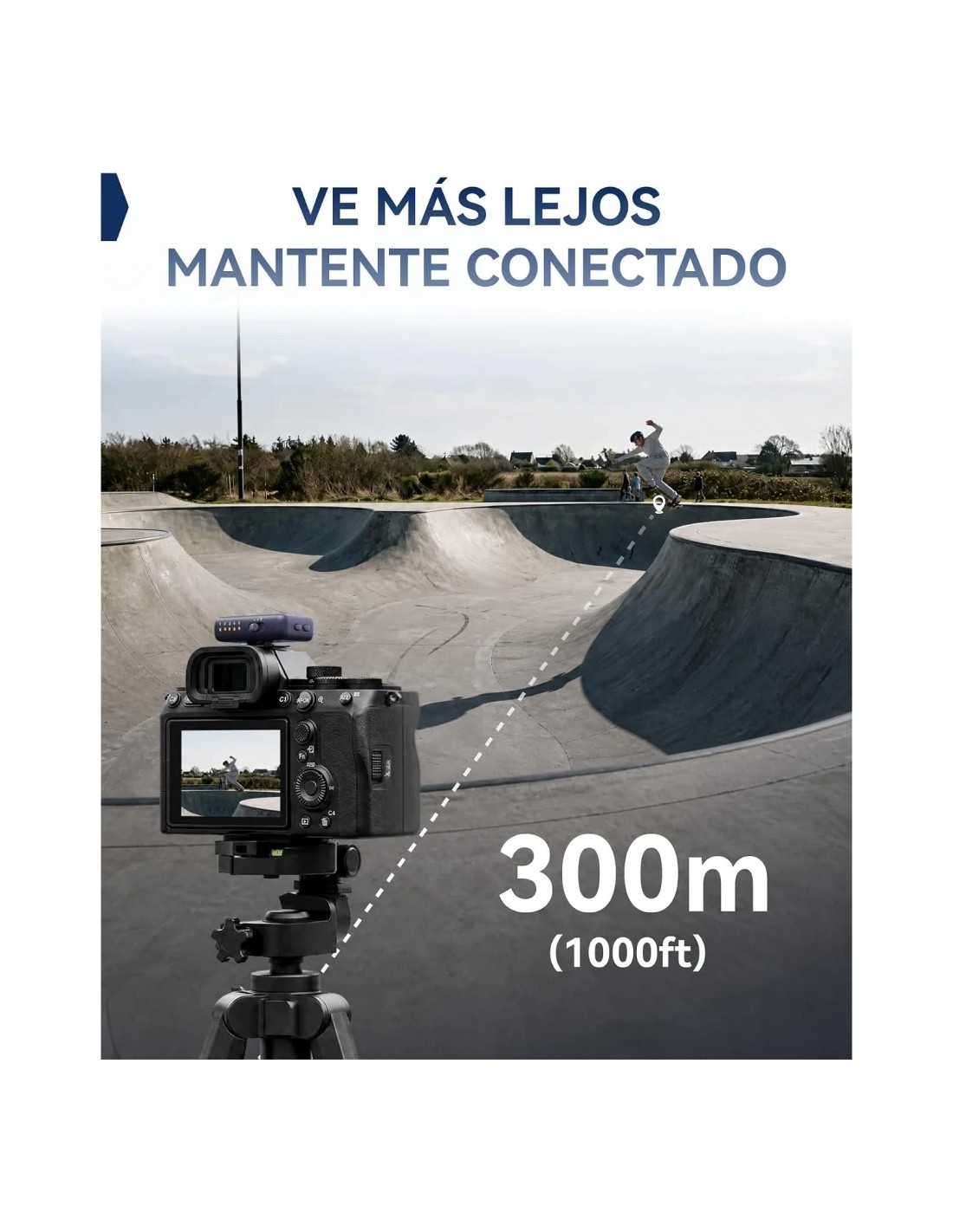 Micrófono inalámbrico Hollyland Lark M3 Combo 2TX & 1RX USB-C Gris Esp
