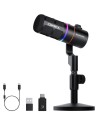 Micrófono inalámbrico gaming COMICA EJoy D10 Pro (D) Negro cardioide 4