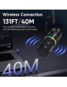 Micrófono inalámbrico gaming COMICA EJoy D10 Pro (D) Negro cardioide 4