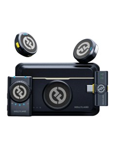 Micrófono inalámbrico Hollyland Lark M2 Mini Combo de Solapa omnidirec