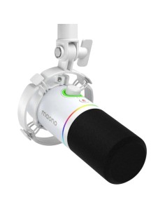 Micrófono Maono PD200x RGB Blanco cardioide dinámico en Logroño