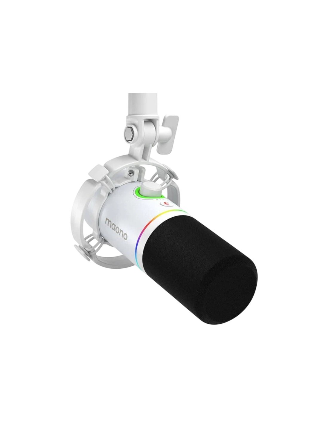 Micrófono Maono PD200x RGB Blanco cardioide dinámico en Logroño