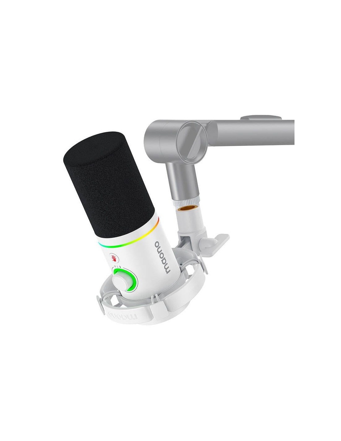 Micrófono Maono PD200x RGB Blanco cardioide dinámico en Logroño