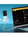 Micrófono Maono PD200x RGB Blanco cardioide dinámico en Logroño