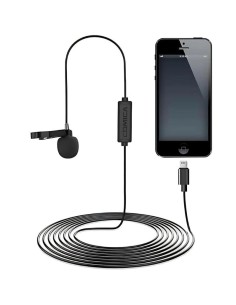 Micrófono lavalier para smartphone COMICA Lightning 4,5 m en Logroño