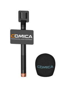 Micrófono dinámico Comica HR-WM Supercardioide Negro inalámbrico