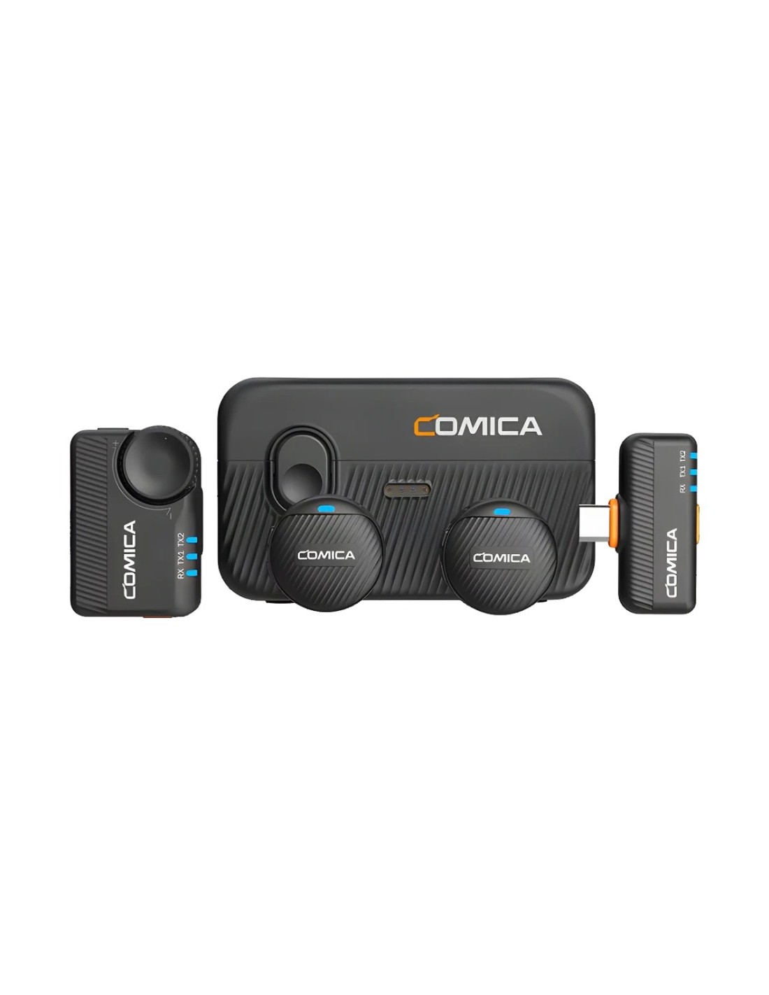 Micrófono inalámbrico Comica Vimo Me Combo Negro USB-C cancelación de 