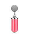 Micrófono Condensador BM-8000 Streaming/Estudio Rosa en Logroño