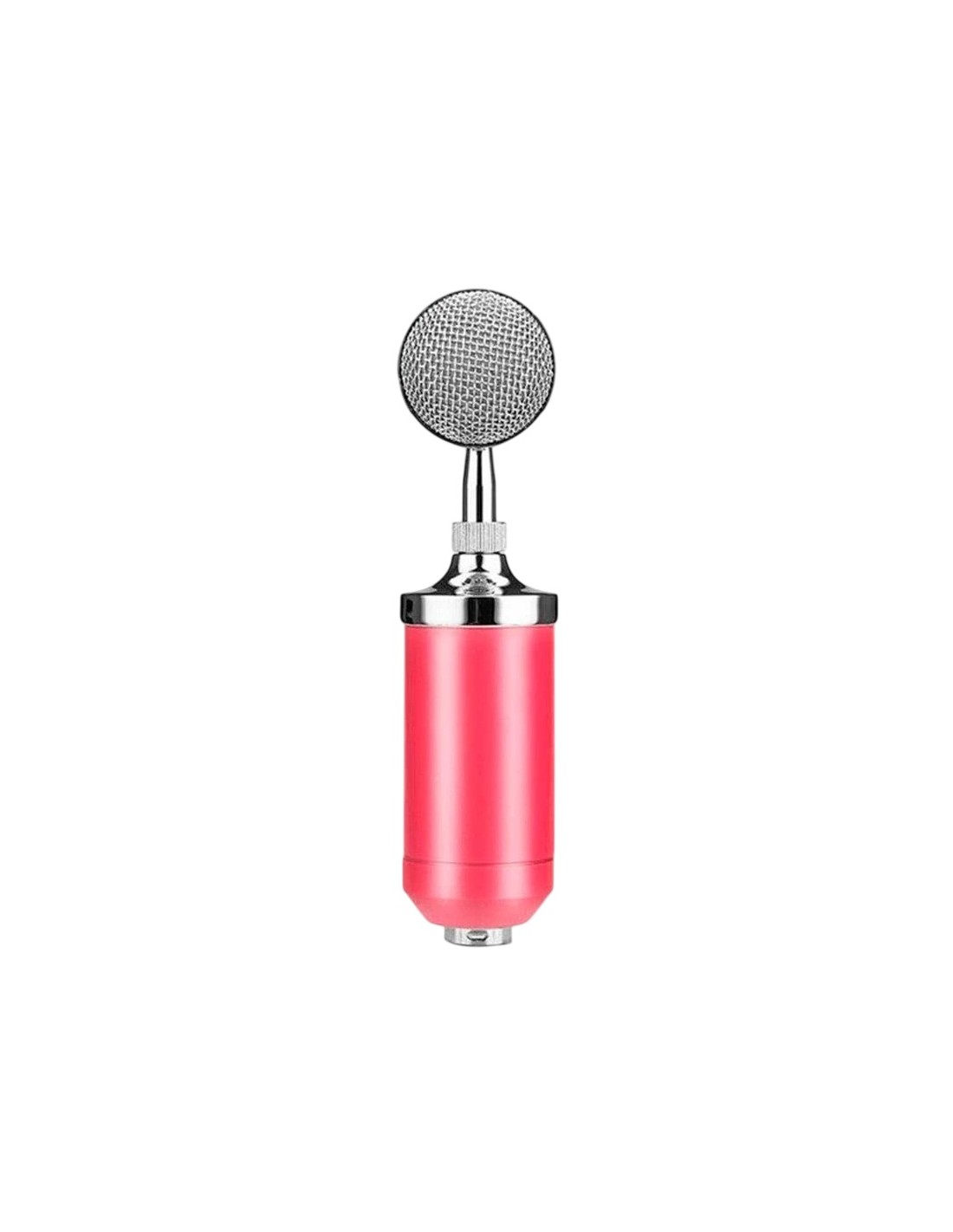 Micrófono Condensador BM-8000 Streaming/Estudio Rosa en Logroño
