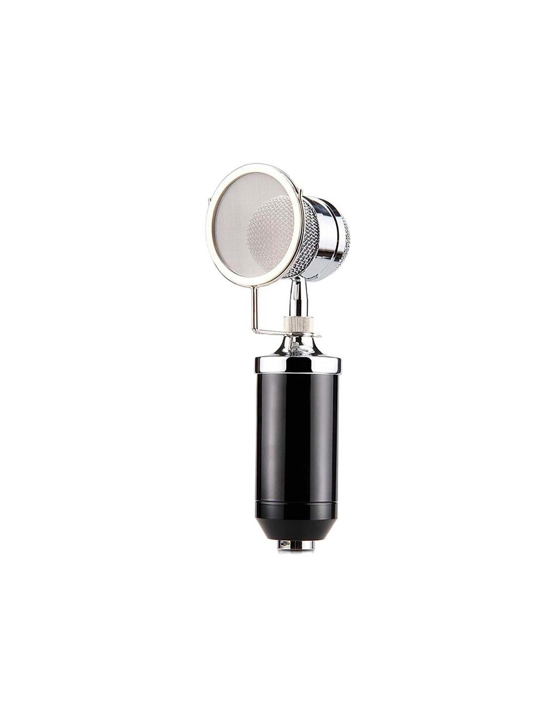 Micrófono Condensador BM-8000 Streaming/Estudio Rosa en Logroño