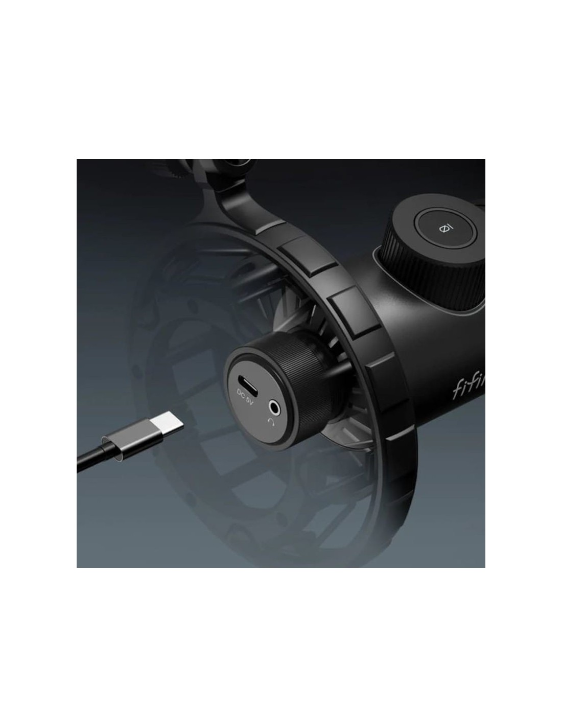 Micrófono Fifine K658 RGB USB para Grabación y Transmisión en PC cardi