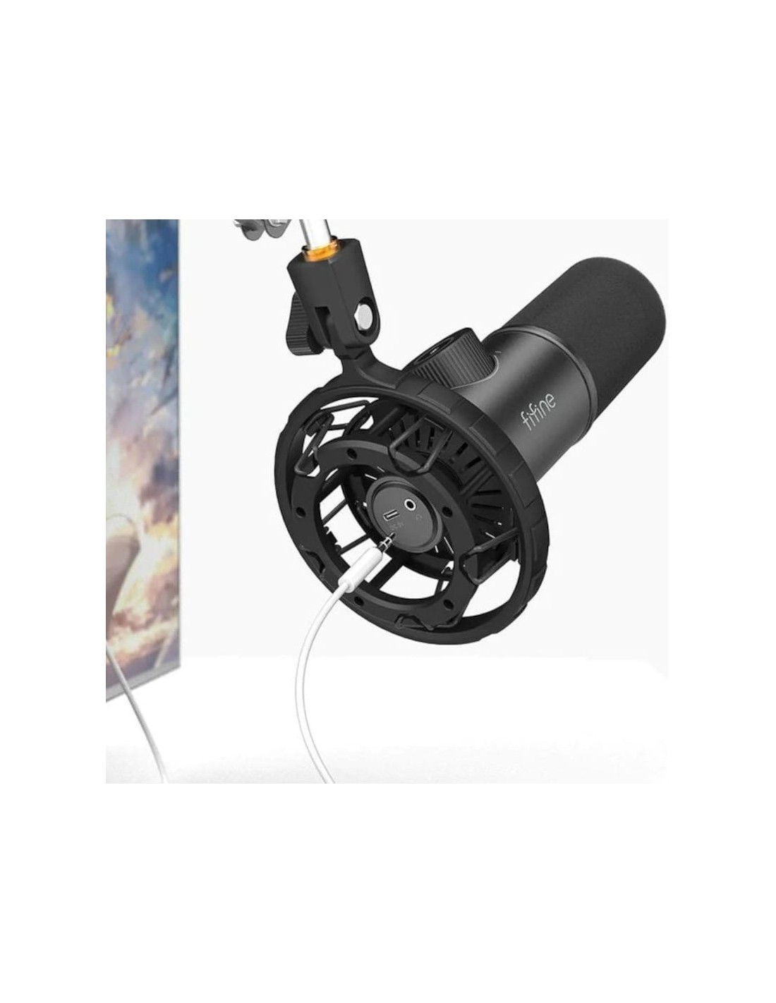 Micrófono Fifine K658 RGB USB para Grabación y Transmisión en PC cardi