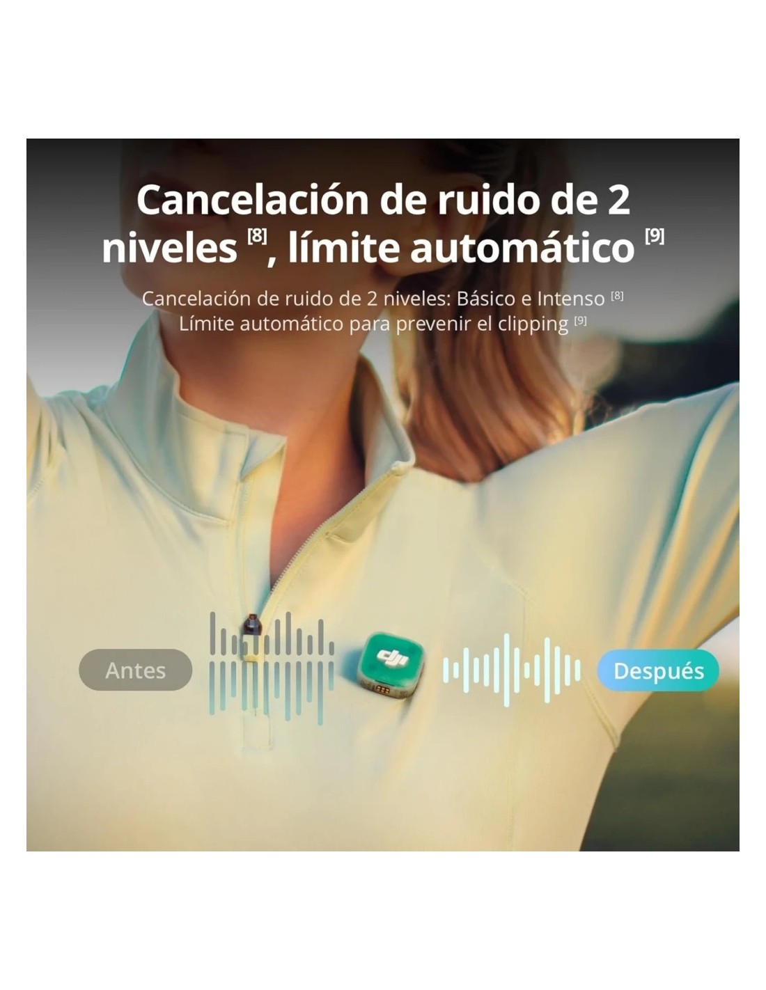 DJI Mic Mini 2 (2 TX + 1 RX) Micrófono Inalámbrico 48 kHz/24 bits
