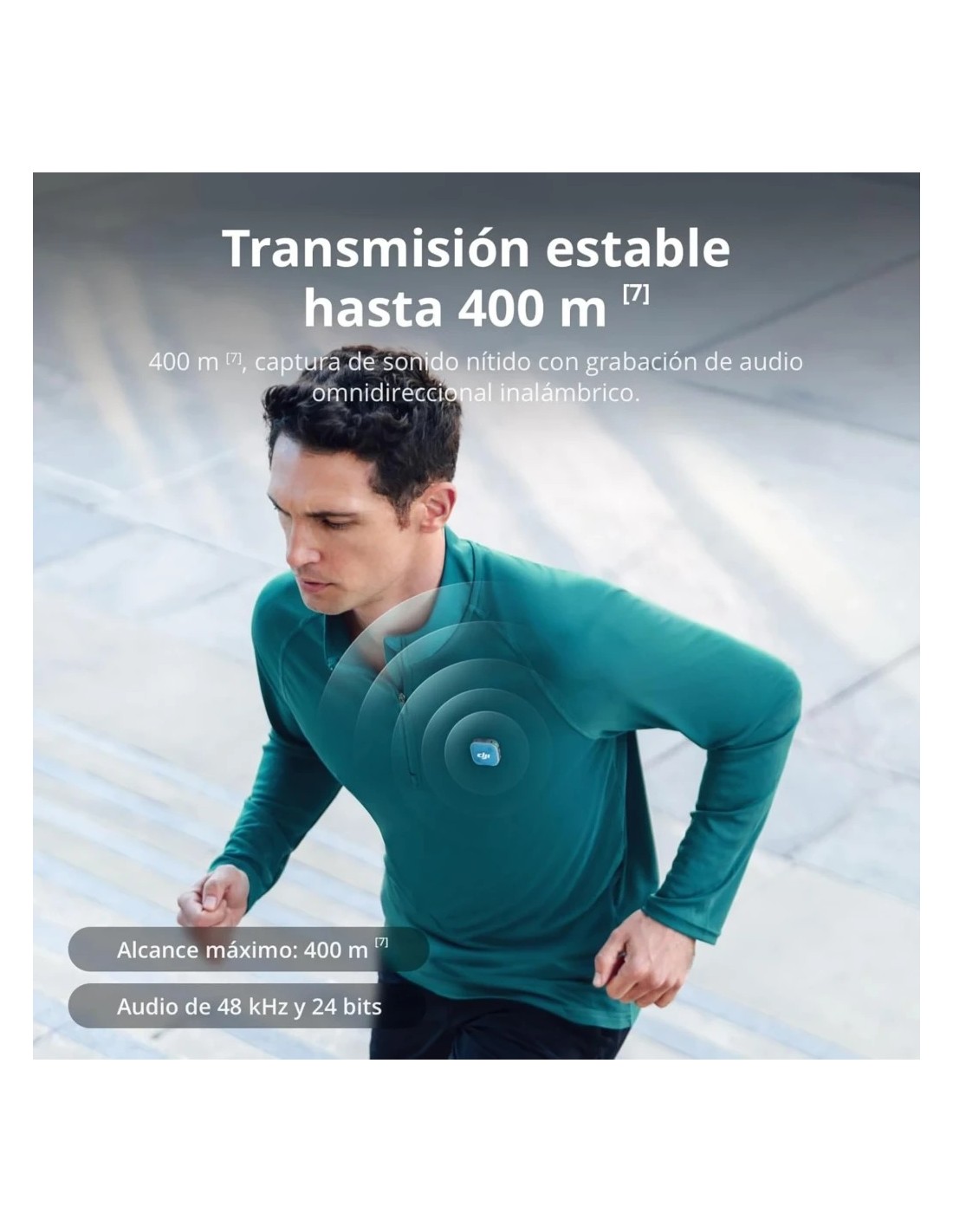DJI Mic Mini 2 (2 TX + 1 RX) Micrófono Inalámbrico 48 kHz/24 bits