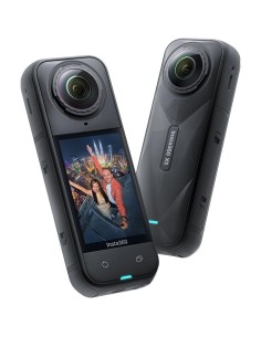 Cámara deportiva Insta360 X5 Negro Medianoche Paquete estándar 8K 72MP 2