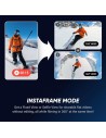 Cámara deportiva Insta360 X5 Negro Medianoche Paquete estándar 8K 72MP