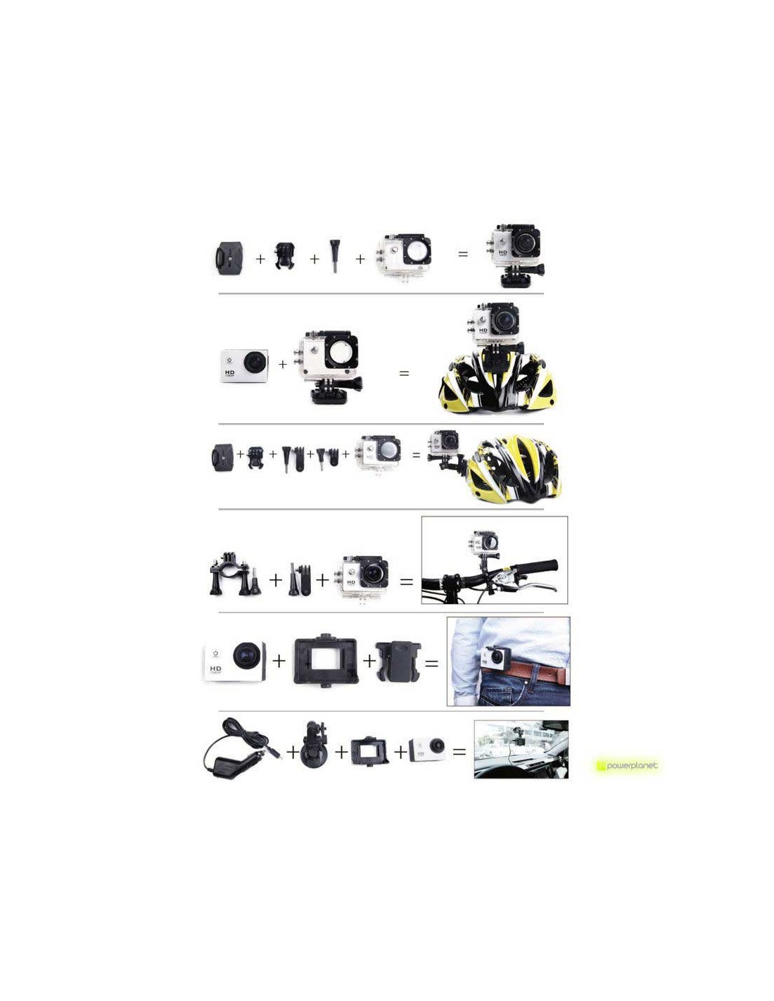 Cámara deportiva Gris SJCAM SJ4000 Full HD WiFi 900mAh en Logroño
