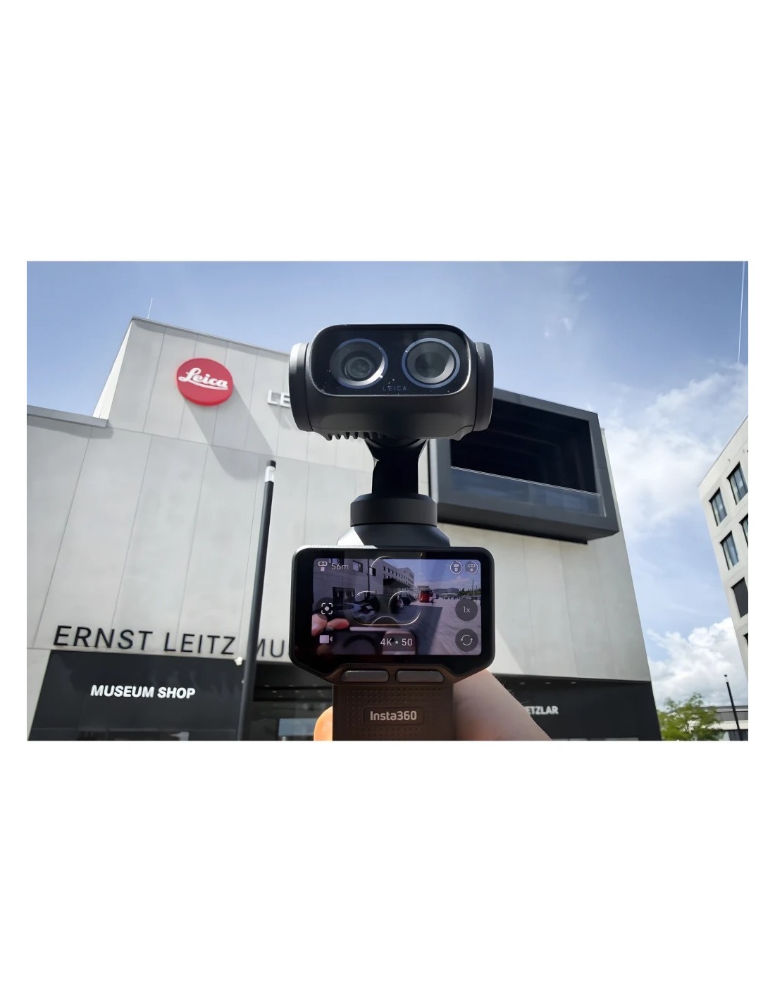 Cámara deportiva Insta360 Luna Ultra 8K 30fps 200MP gimbal 3 ejes WiFi