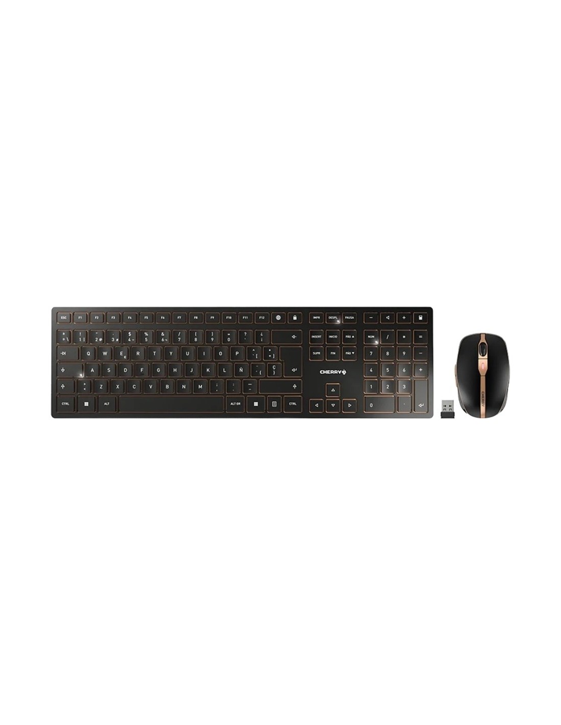 Teclado y ratón inalámbrico Cherry DW 9100 Slim Español Bluetooth + 2.