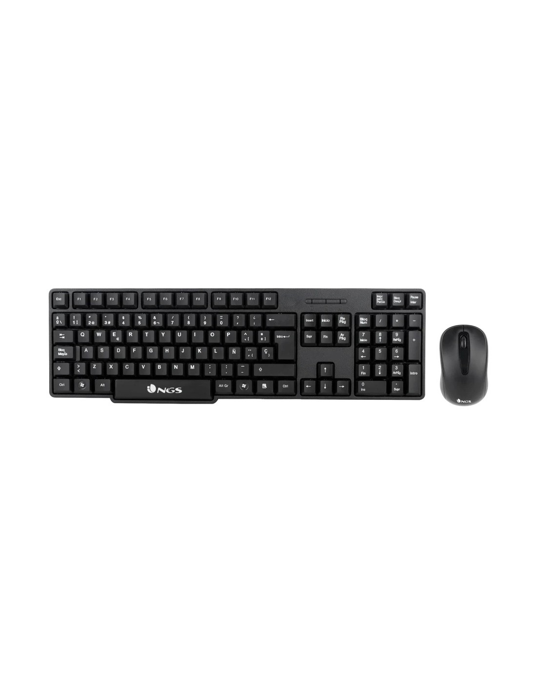 Teclado y ratón inalámbrico NGS Euphoria Kit QWERTY en Logroño