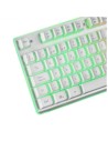 Kit de teclado y ratón Mars Gaming MCPXWES Blanco de membrana RGB espa