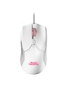 Kit de teclado y ratón Mars Gaming MCPXWES Blanco de membrana RGB espa