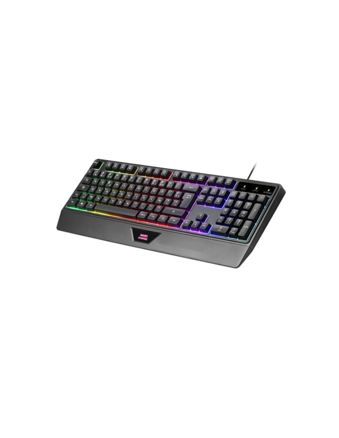 Kit de teclado y ratón Mars Gaming MCP124 Negro de membrana RGB
