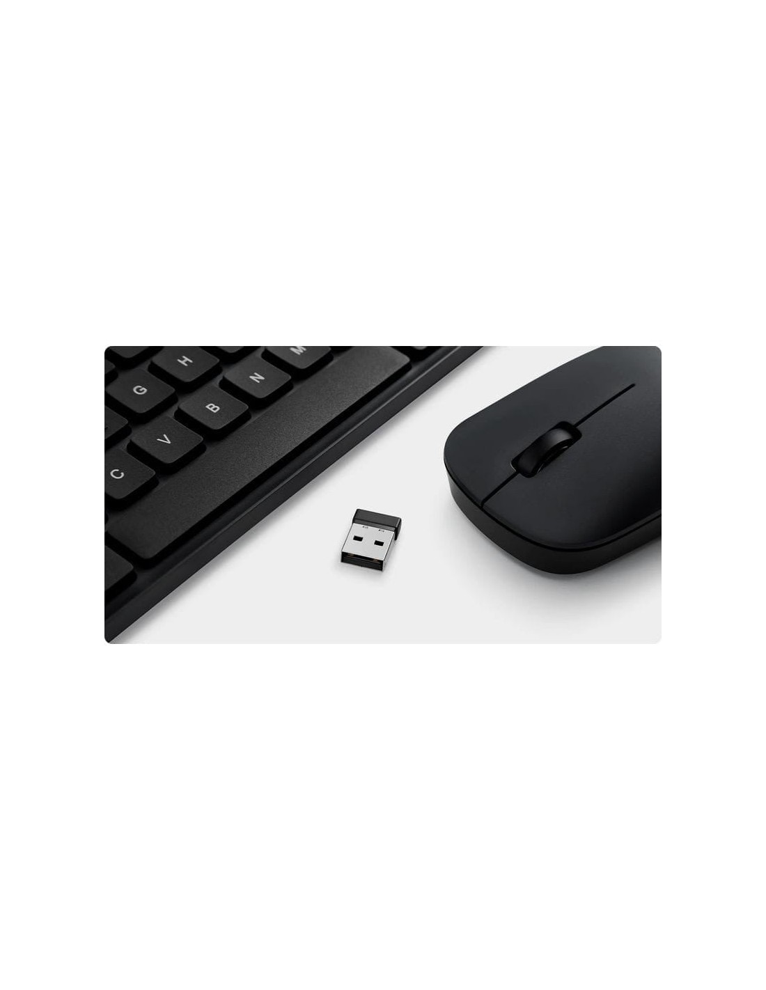 Teclado y ratón inalámbrico Xiaomi Negro en Logroño
