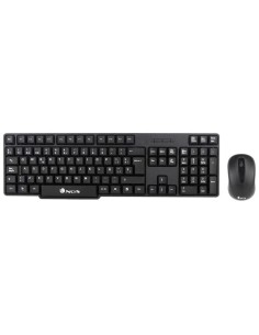 Teclado + ratón inalámbrico NGS Euphoria Inglés Negro 2.4GHz