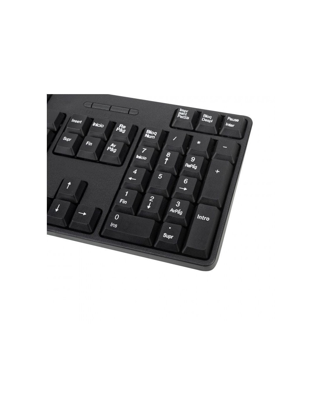 Teclado + ratón inalámbrico NGS Euphoria Inglés Negro 2.4GHz