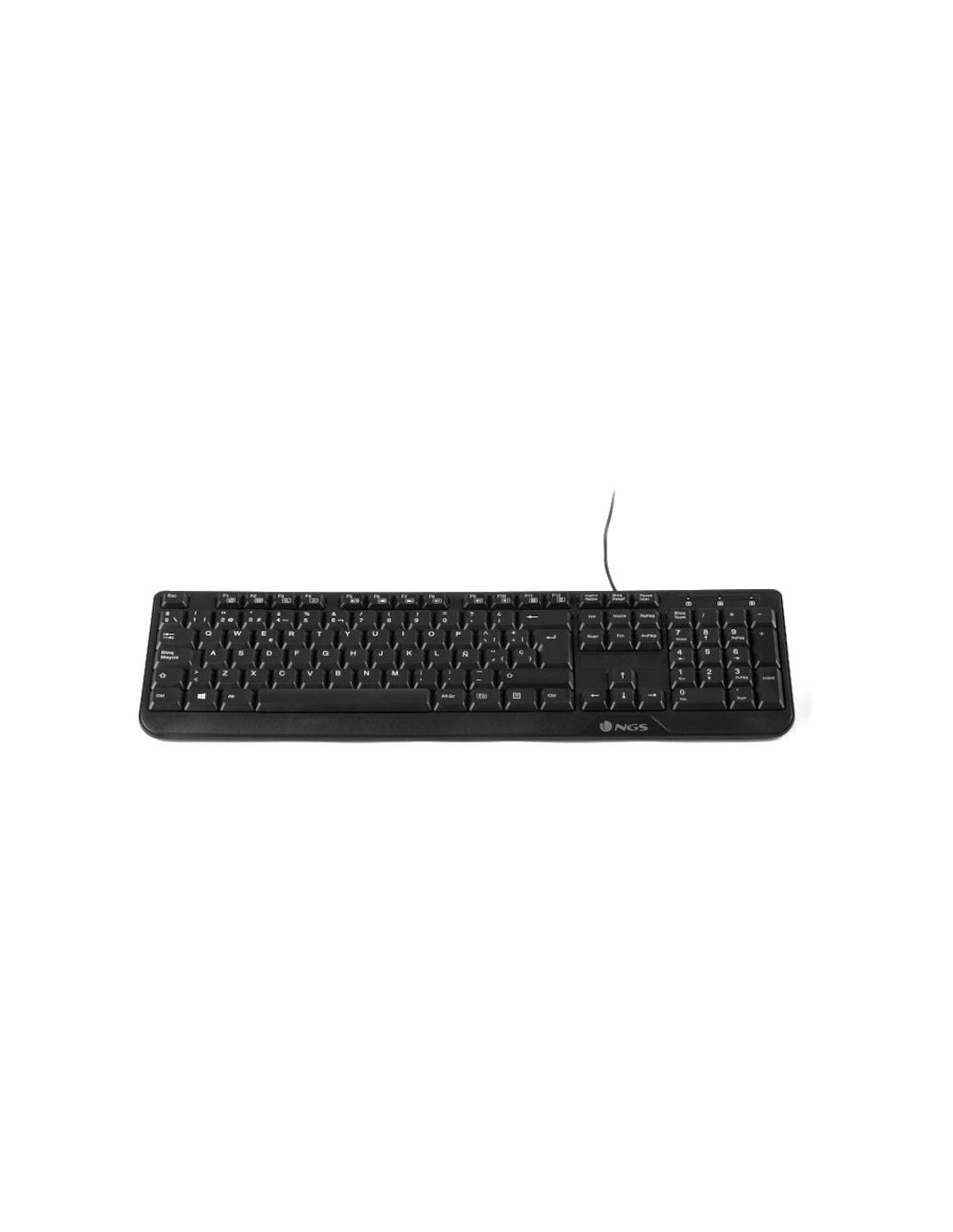 Teclado + ratón NGS Cocoa USB Negro en Logroño