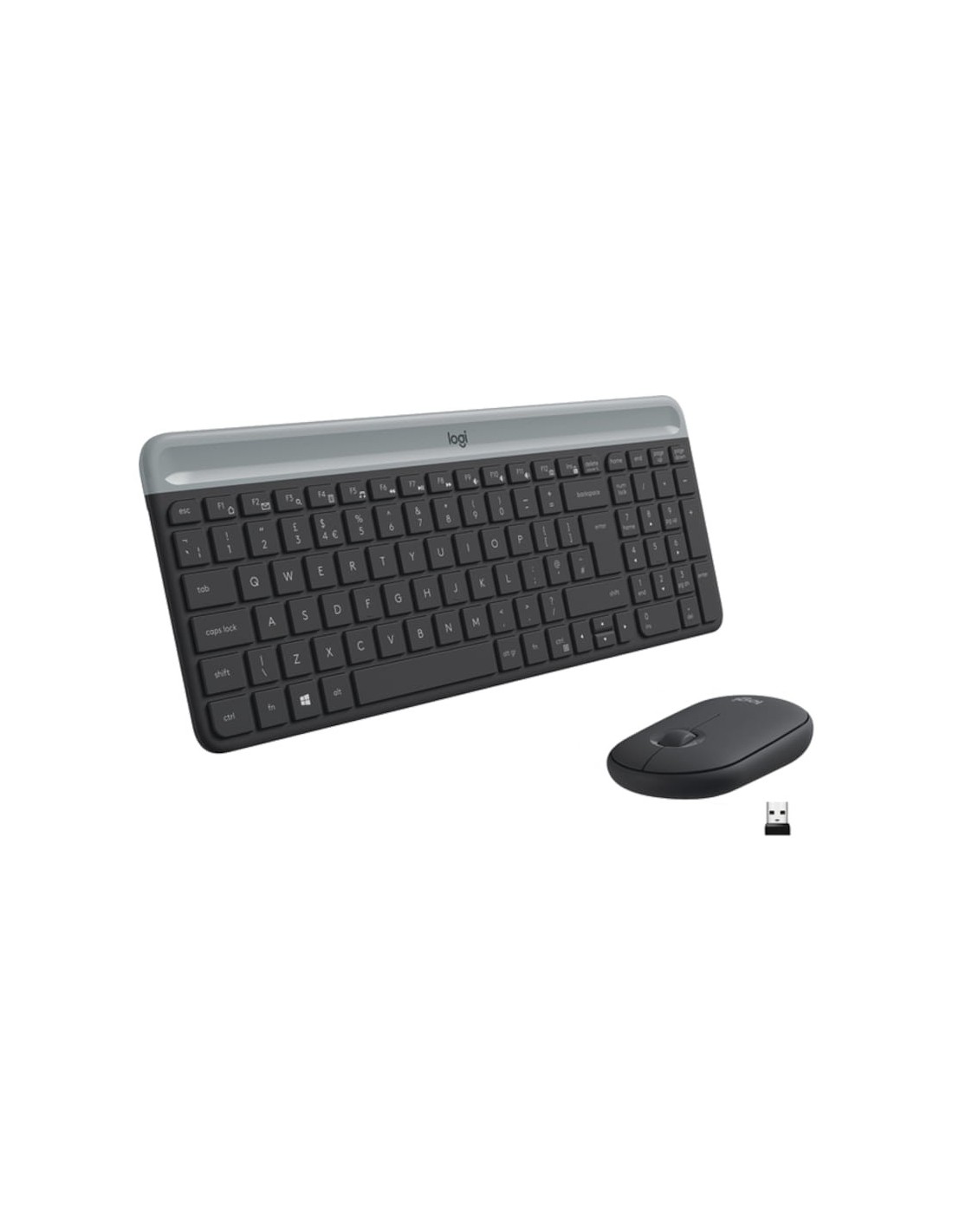Teclado + ratón inalámbricos Logitech MK470 Grafito 2.4GHz en Logroño