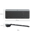 Teclado + ratón inalámbricos Logitech MK470 Grafito 2.4GHz en Logroño