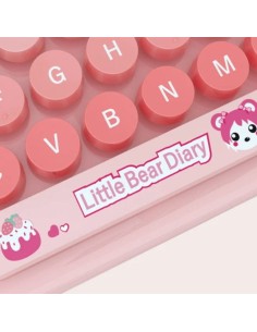 Teclado y ratón MOFII Candy New 2.4G Rosa inalámbrico en Logroño 2